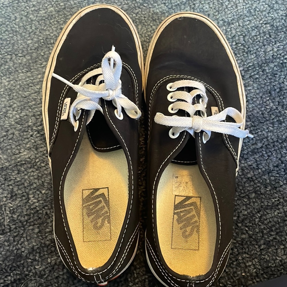 Old School Black Vans size 9